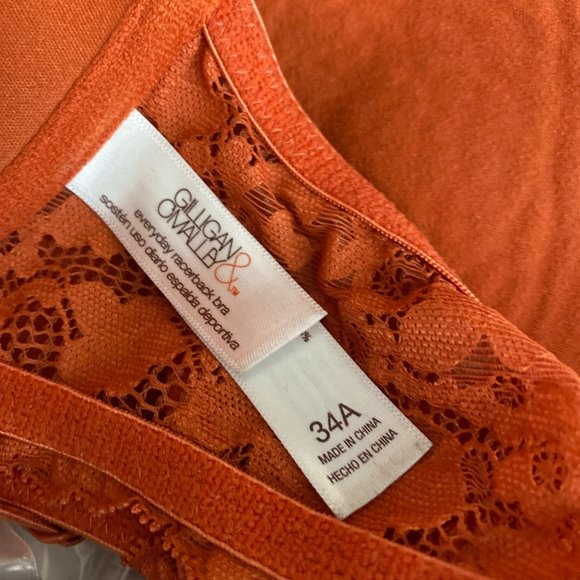 Gillian & O’Malley Padded Racerback Lace Bra 34A F - Picture 4 of 7